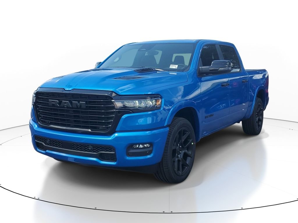 New 2026 Hydro Blue Pearl-Coat Exterior Paint RAM Laramie image 1