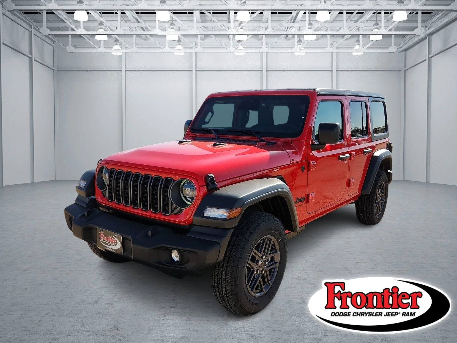New 2026 Firecracker Red Clear-Coat  Paint Jeep 4-DOOR SPORT S image 1