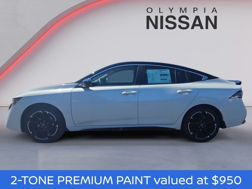 New 2026 Aspen White TriCoat / Super Black Two-tone Nissan SR image 3