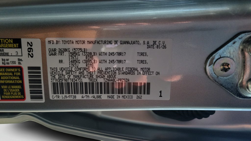 Certified Used 2026 Silver Toyota SR5 image 26