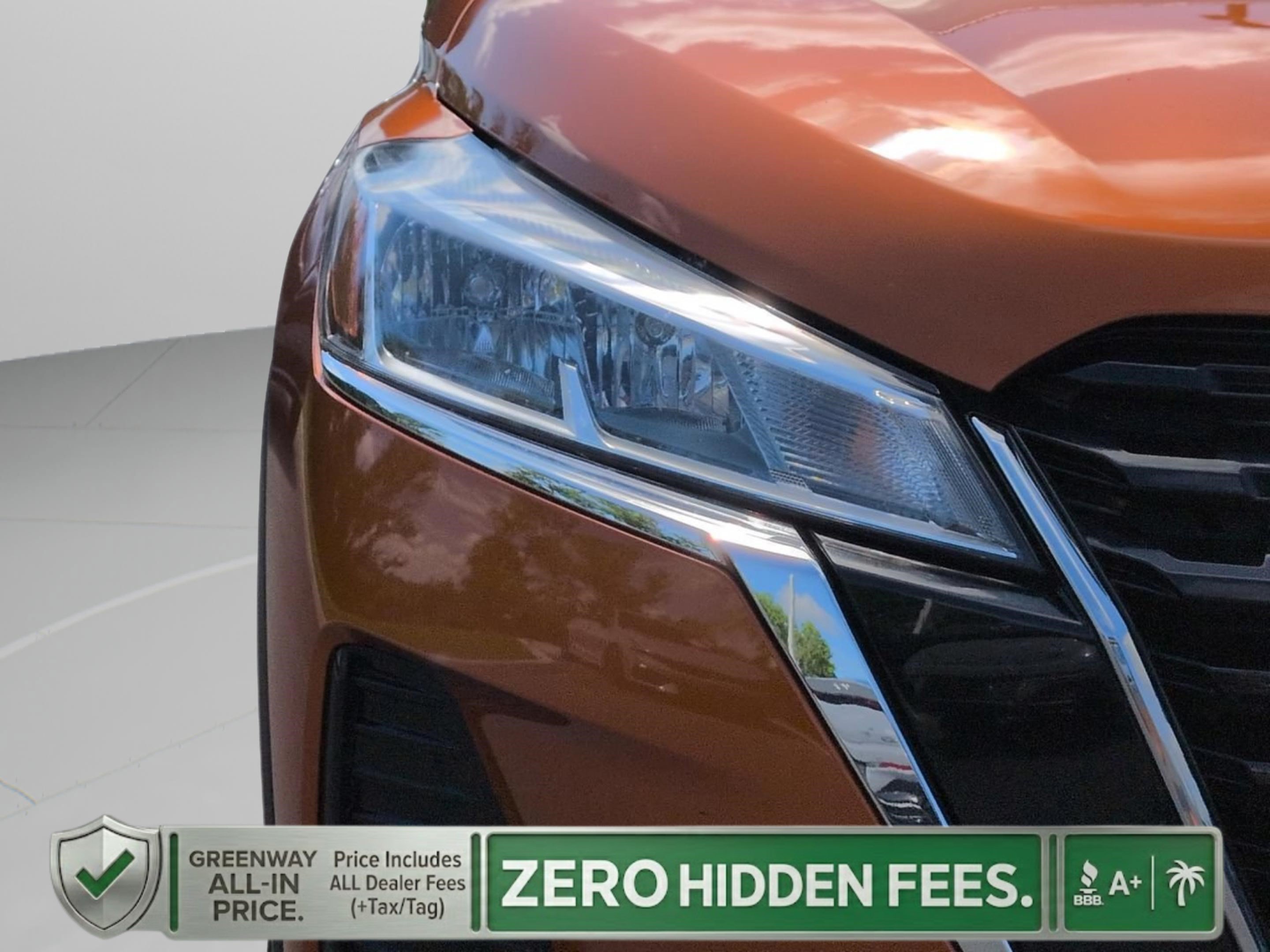 Used 2024 Monarch Orange Metallic/Super Black Nissan SV image 26
