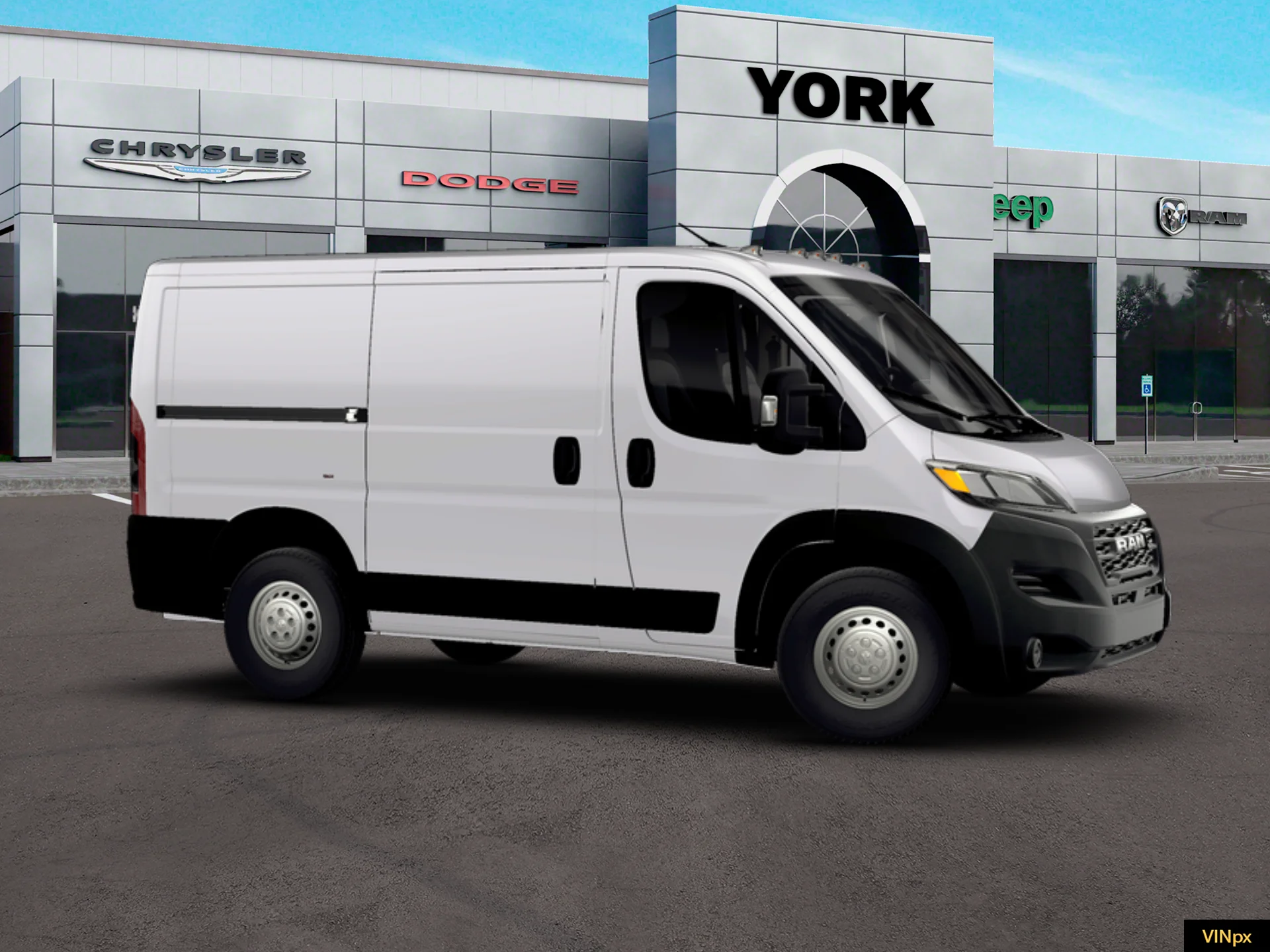 New 2026 Bright White Clear-Coat Exterior Paint RAM Tradesman image 22