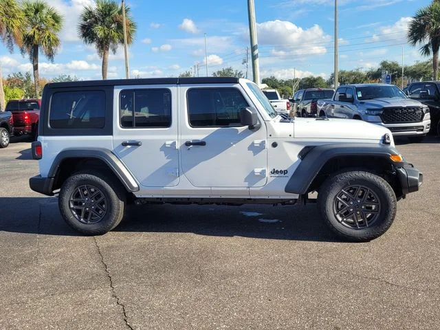 New 2026 Bright White Clear-Coat Exterior Paint Jeep Sport S image 8