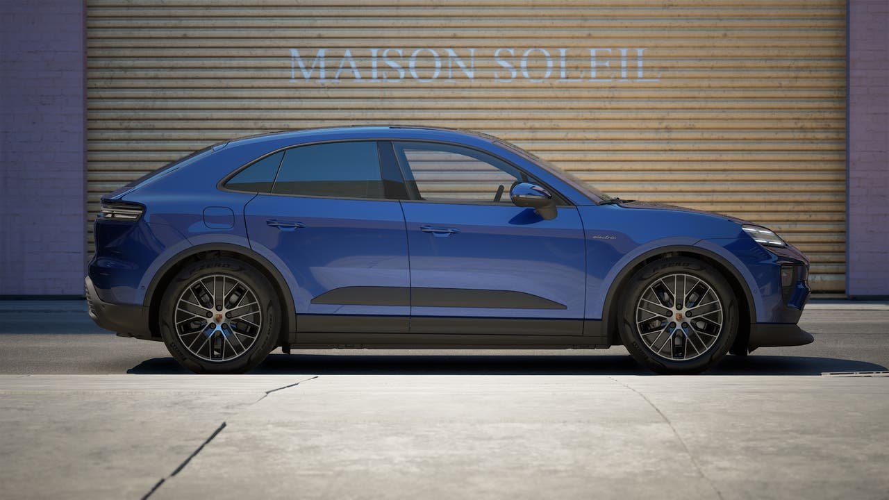 New 2026 Gentian Blue Metallic Porsche Electric image 6