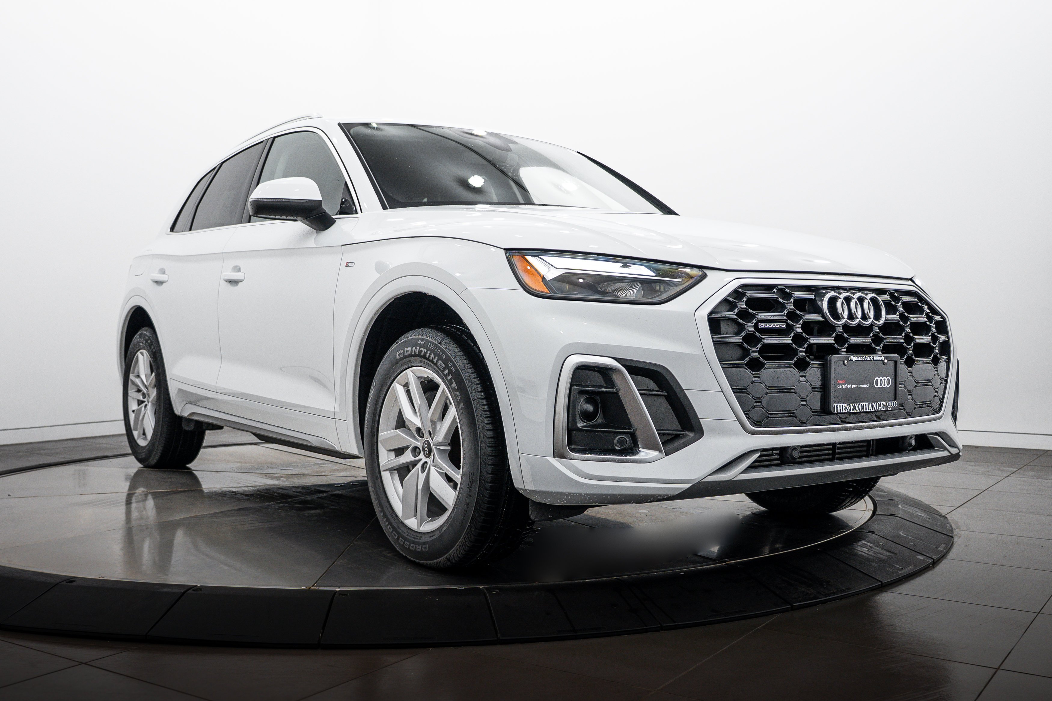 Certified Used 2023 Glacier White Metallic Audi S line Premium image 1