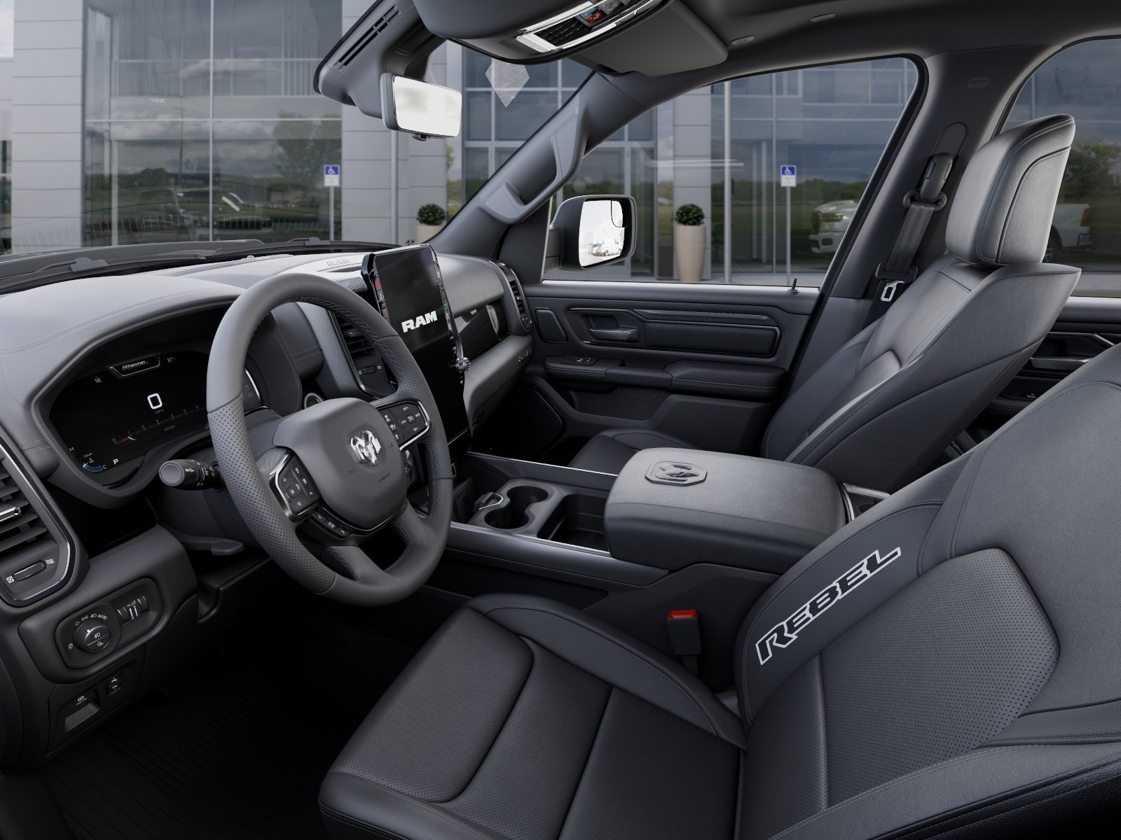 New 2026 Diamond Black Crystal Pearl-Coat Exterior Paint RAM Rebel image 48