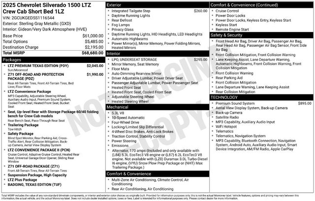 2025 Chevrolet Silverado 1500 LTZ