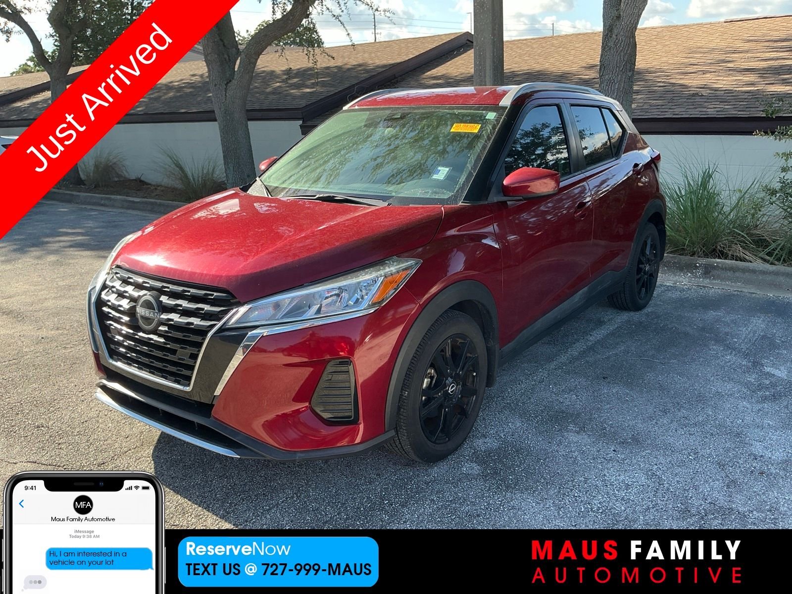 Used 2022 Red Nissan SV image 1