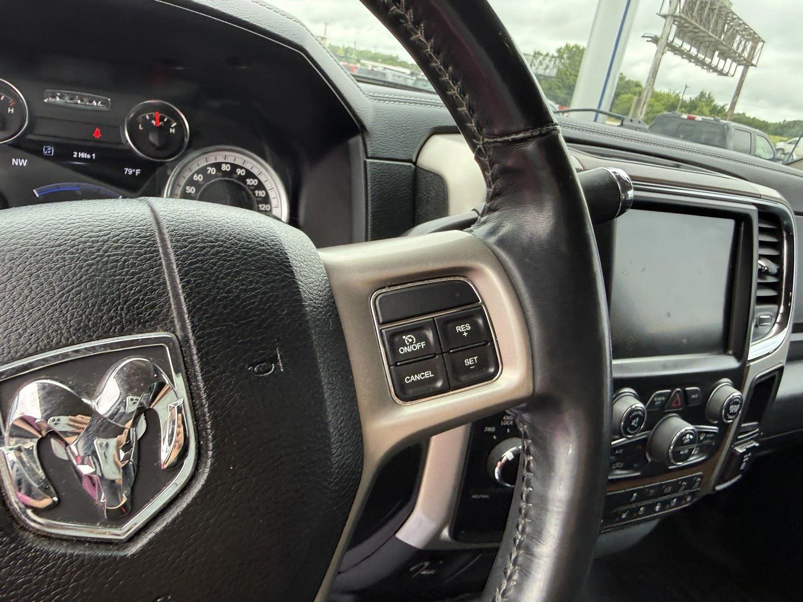 Certified Used 2017 Granite Crystal Clearcoat Metallic Ram Laramie image 19
