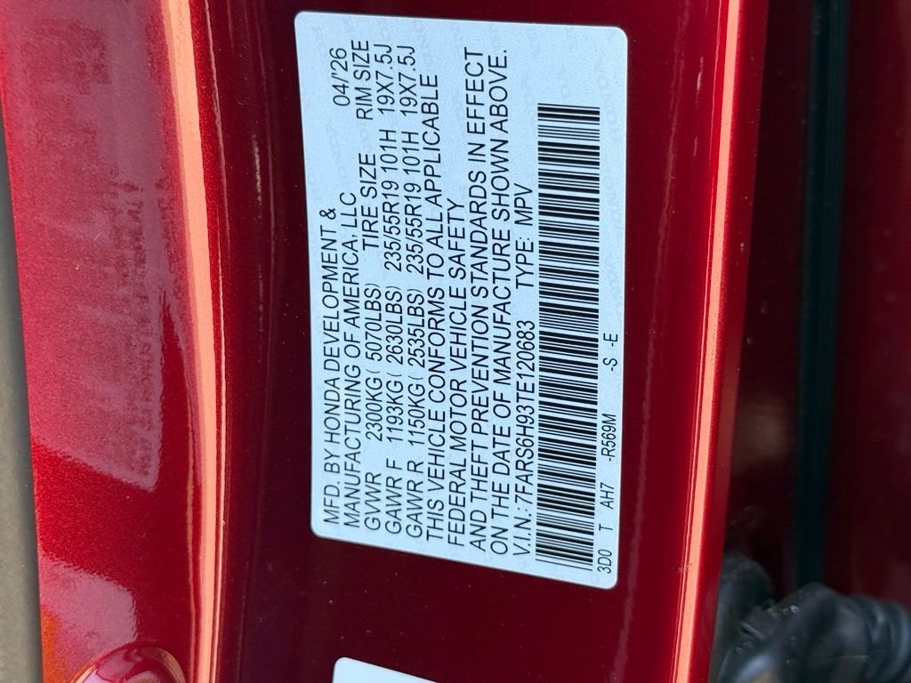 New 2026 Radiant Red Metallic Honda Sport Touring image 28