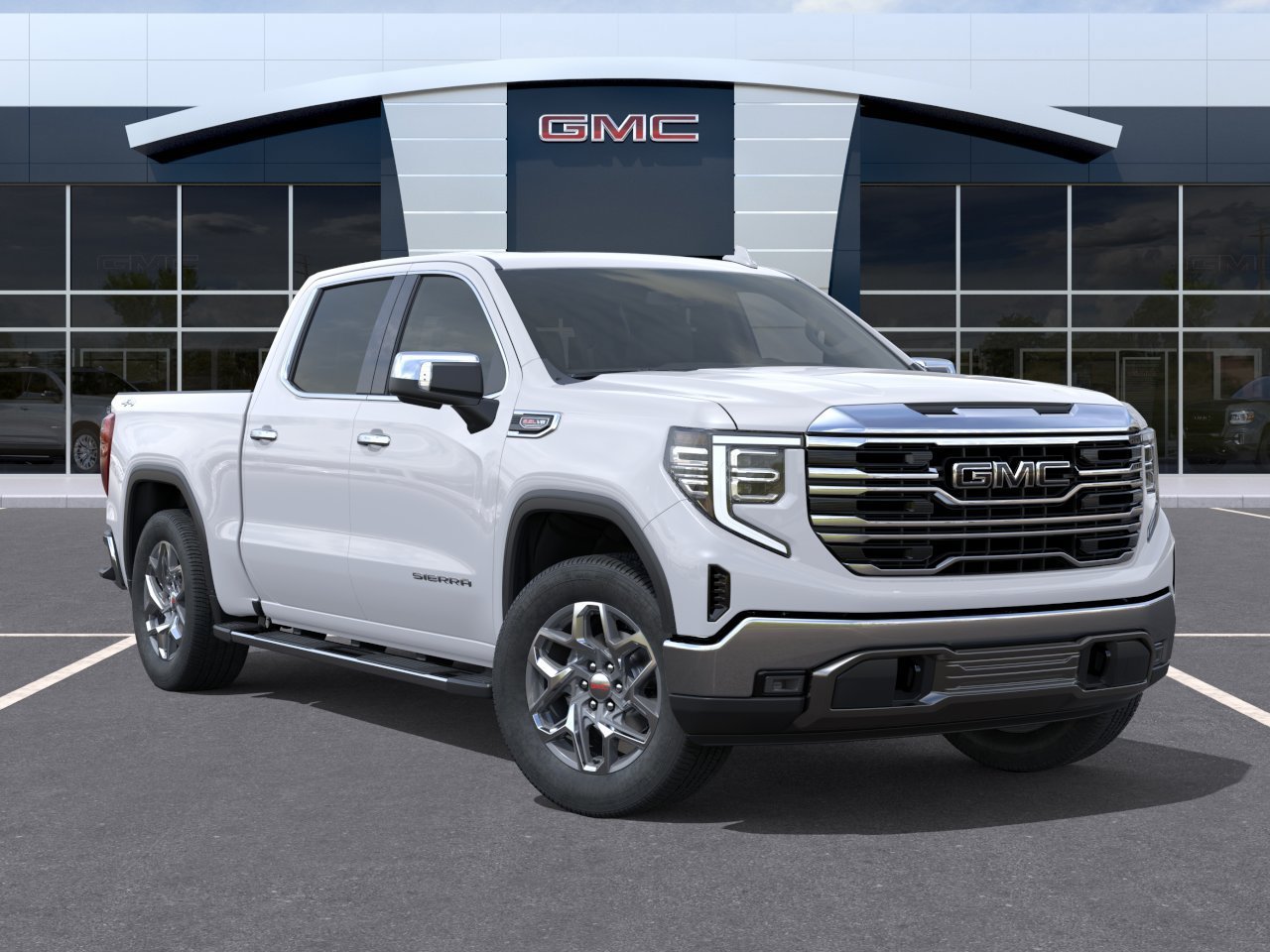 New 2026 Summit White GMC SLT image 7