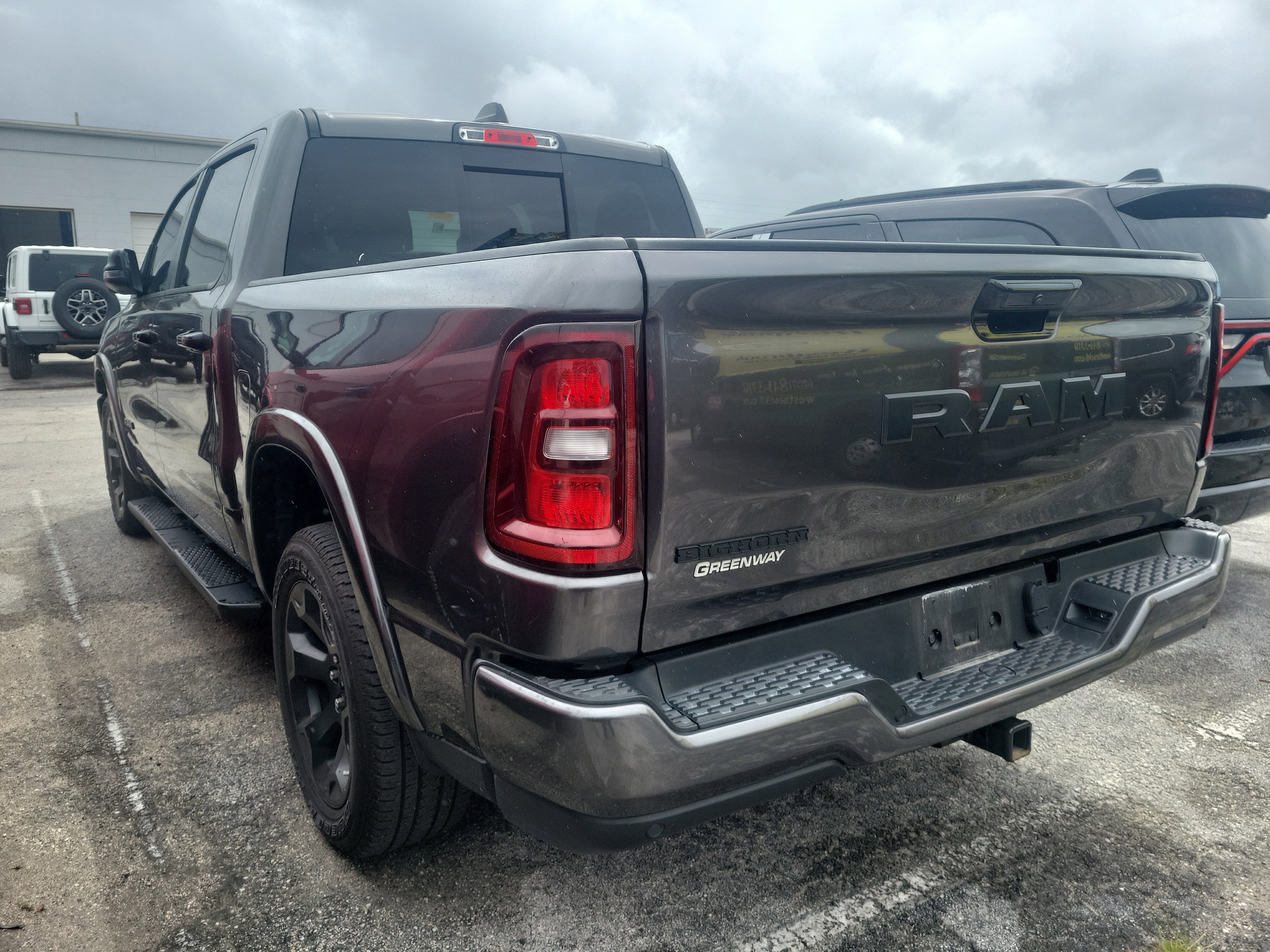 Used 2025 Granite Crystal Metallic Clearcoat Ram Big Horn image 4