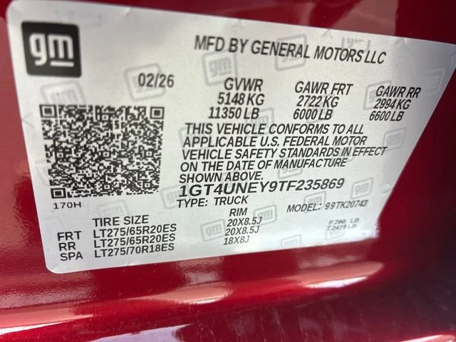 New 2026 Volcanic Red Tintcoat GMC SLT image 32