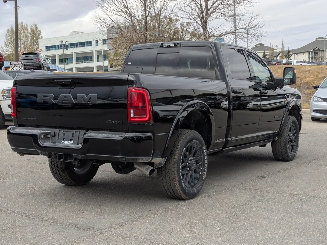 New 2026 Black RAM Limited - - 5th Wheel/Gooseneck Prep - 360 Cameras - Sunroof & More! image 8