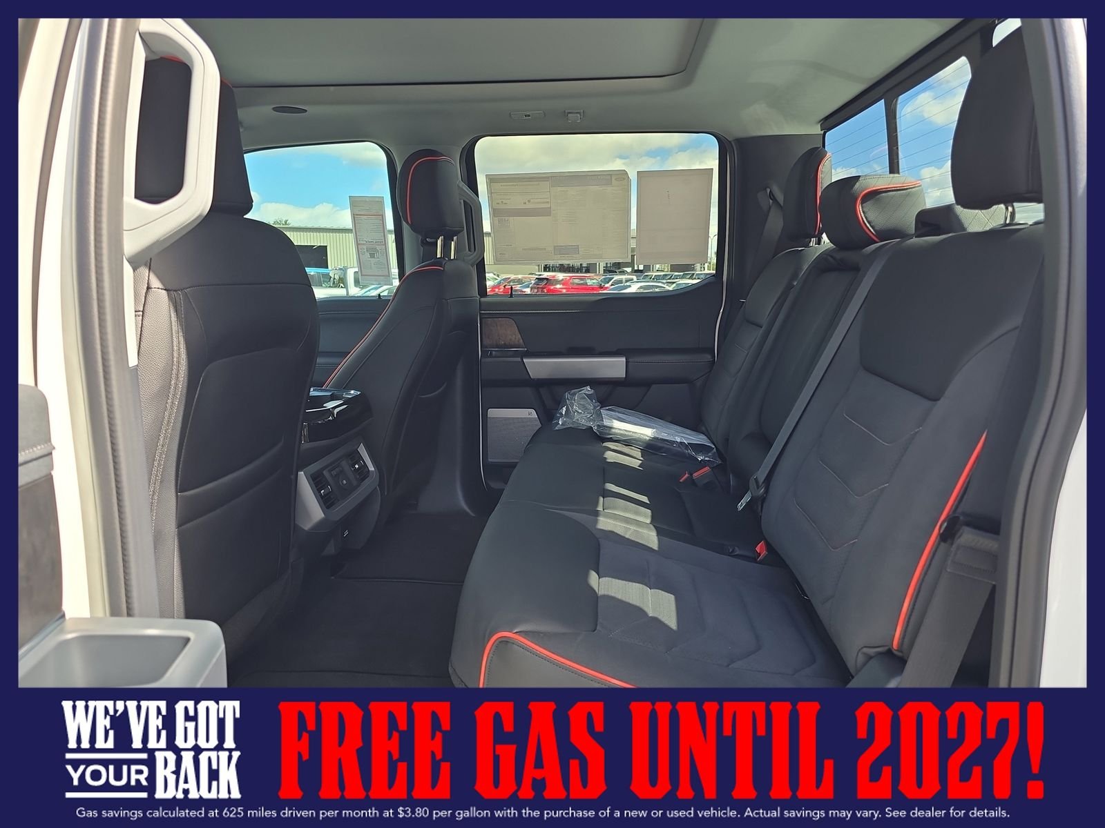 New 2026 Star White Metallic Tri-Coat Ford Lariat image 13