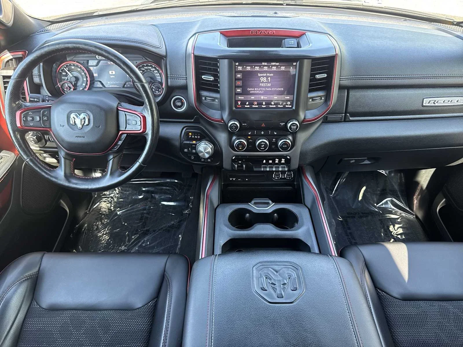 Used 2019 Granite Crystal Metallic Clearcoat Ram Rebel image 14