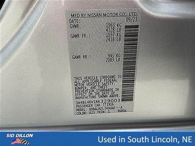 Used 2024 Brilliant Silver Metallic Nissan 2.5 SV image 15