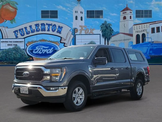 Certified Used 2023 Gray Metallic Ford XLT image 2