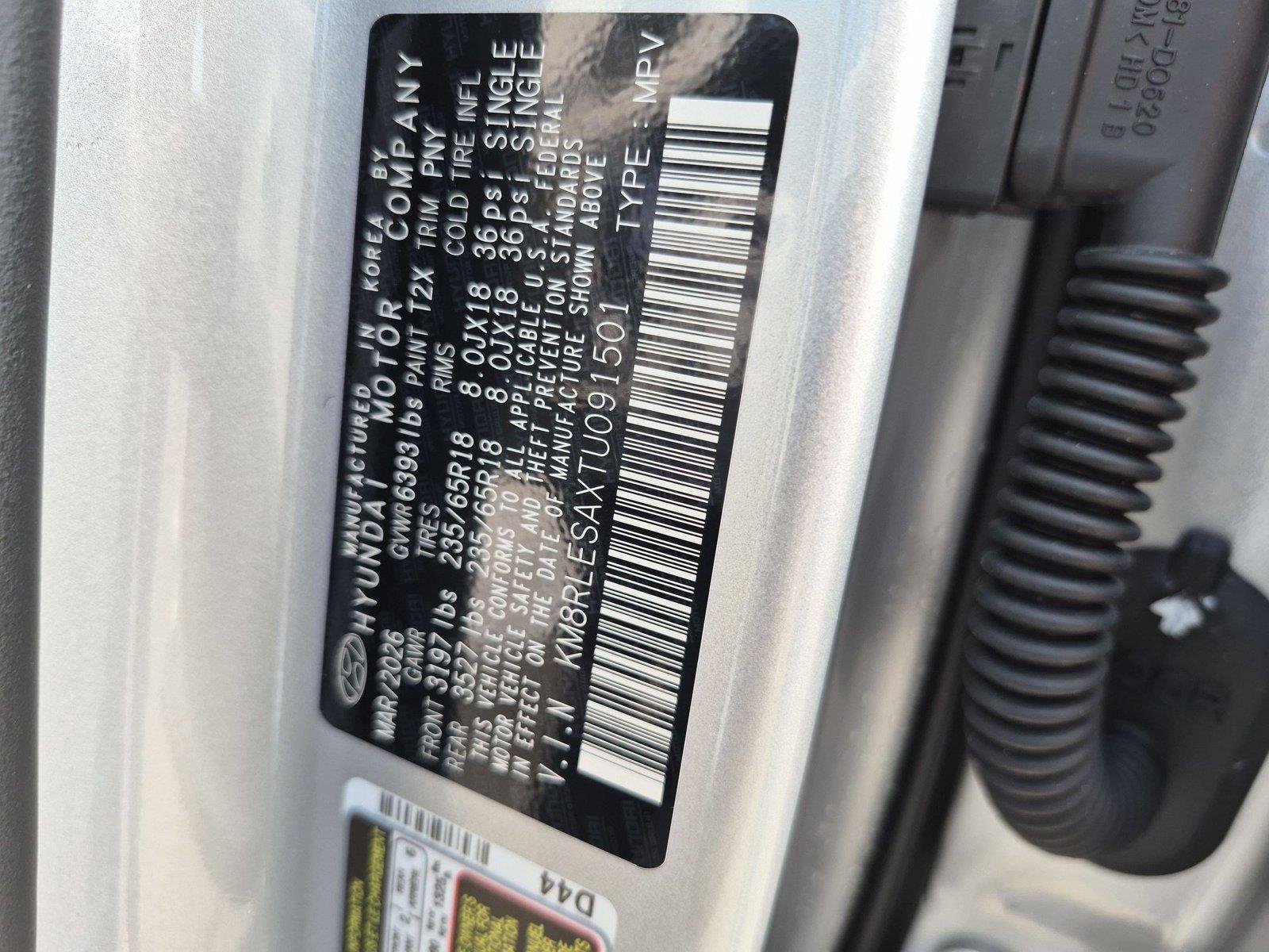 Used 2026 Typhoon Silver Metallic Hyundai SEL 8P image 41