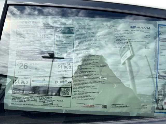 New 2026 CRYSTAL WHITE PEARL Subaru Wilderness image 33