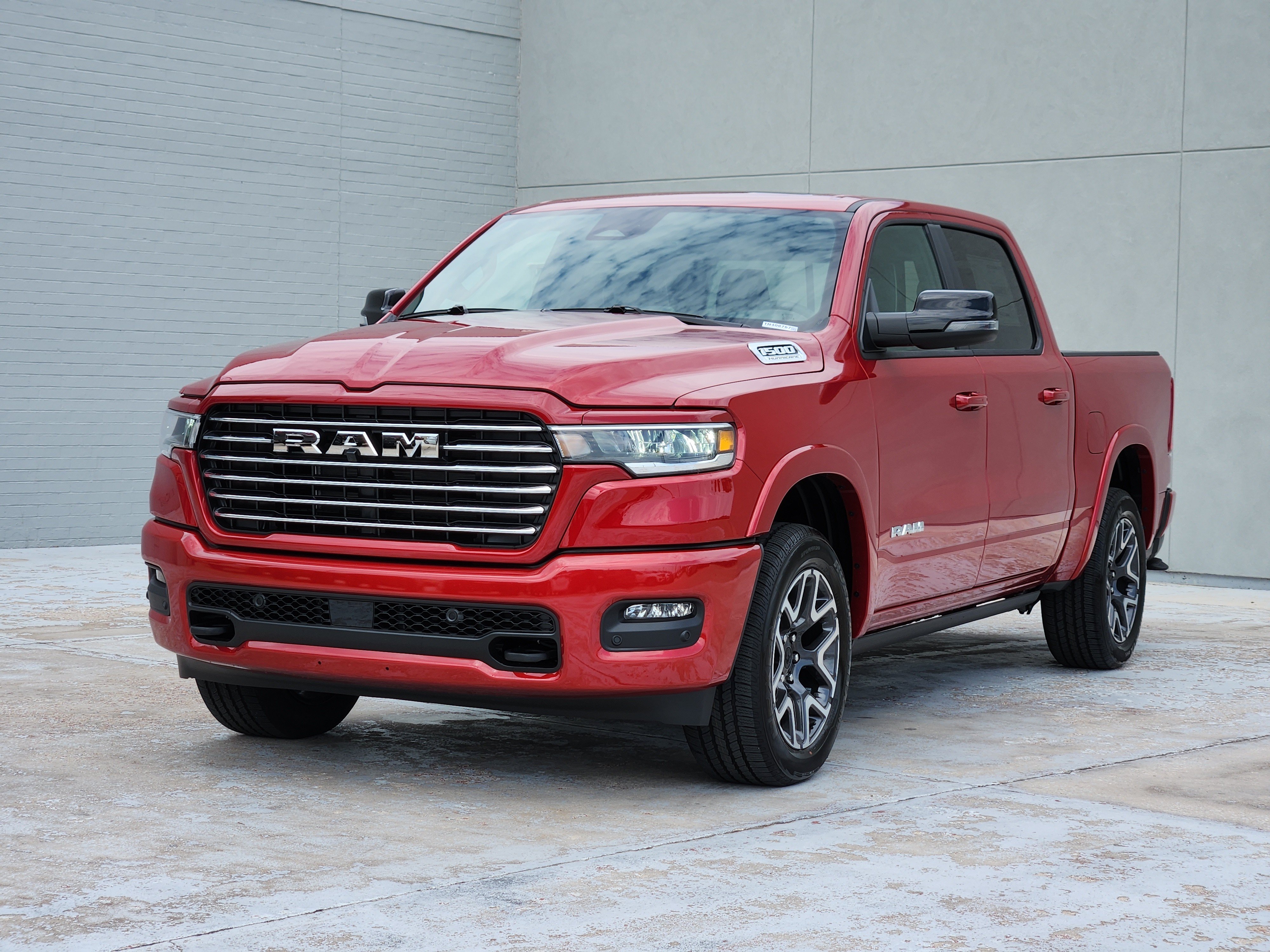 New 2026 Molten Red Pearl-Coat Exterior Paint RAM Laramie image 2