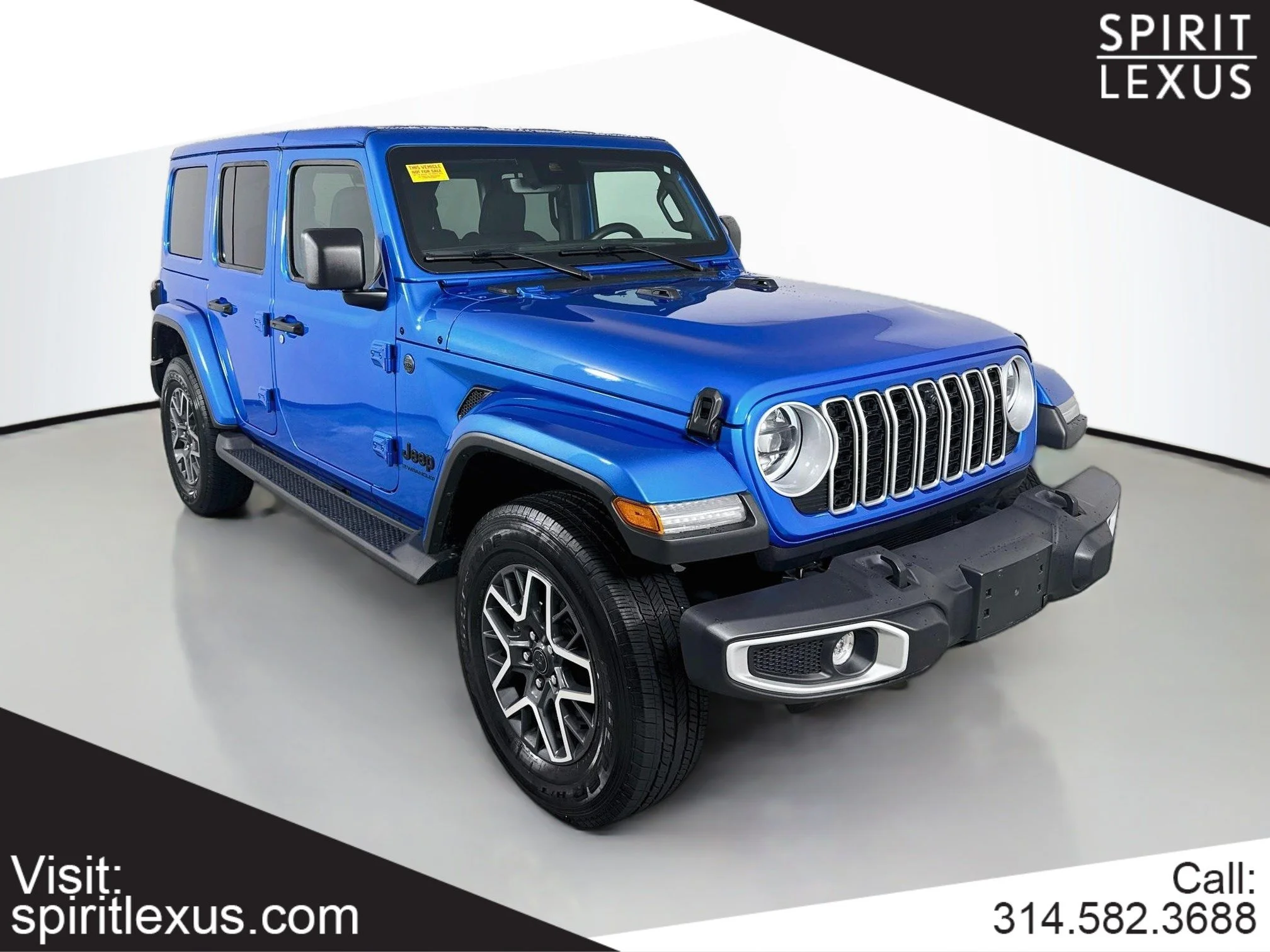 Used 2025 Hydro Blue Pearlcoat Jeep Sahara image 1