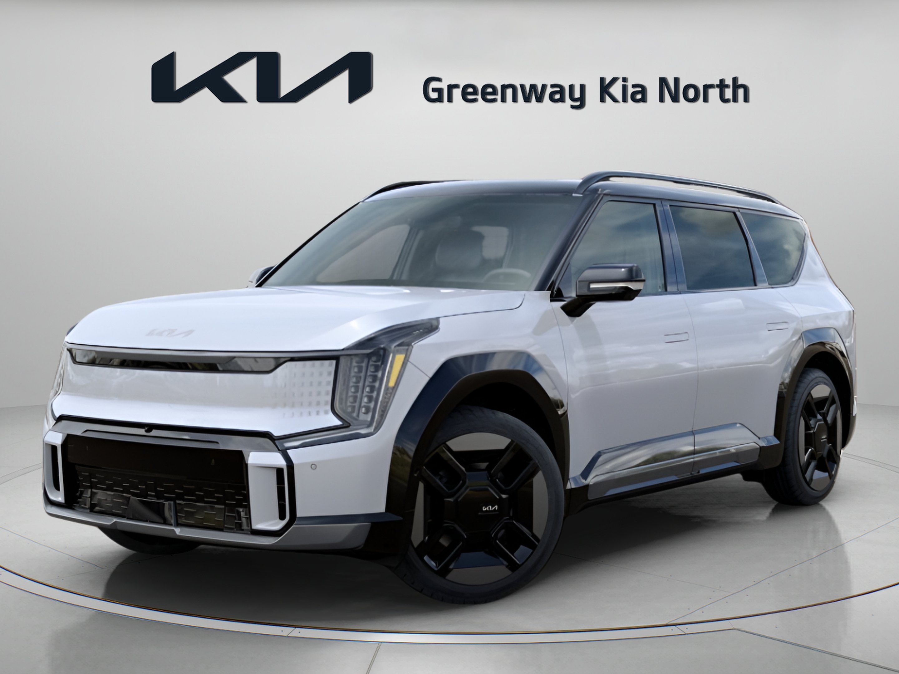 New 2026 Glacial White Pearl/Ebony Black Roof Kia GT-Line image 3