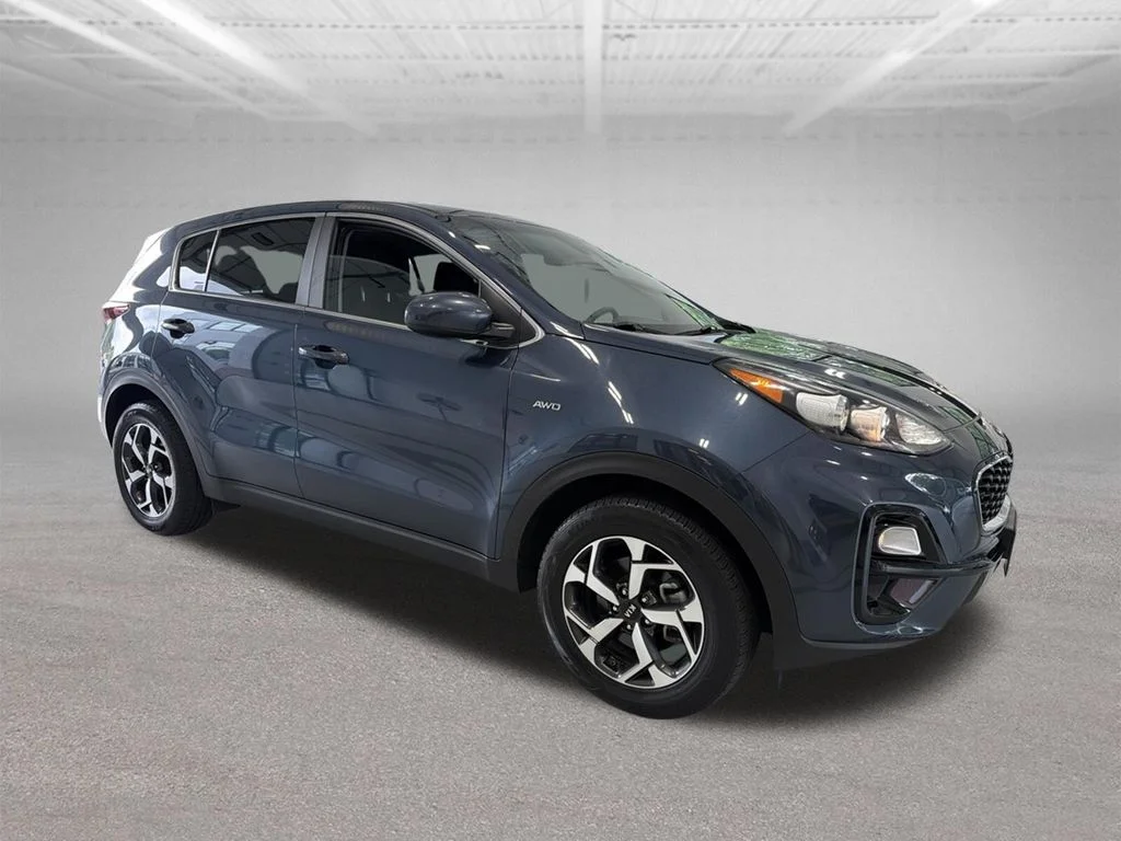 Used 2022 Blue Kia LX image 4
