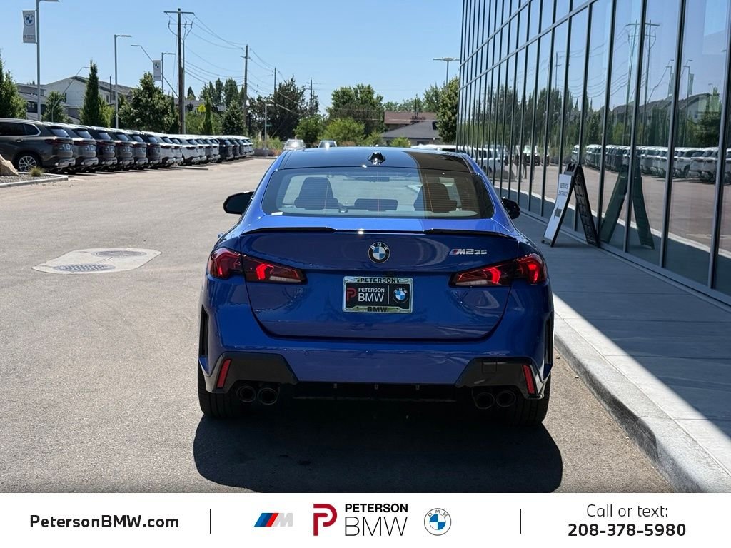 Used 2025 Portimao Blue Metallic BMW M235i xDrive image 4