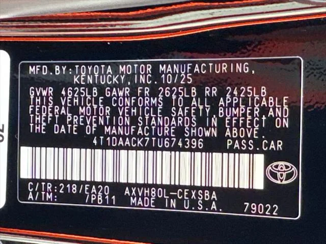 Certified Used 2026 MIDNIGHT BLACK METAL Toyota  image 30