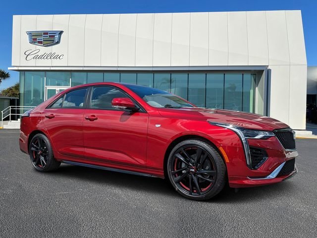 Radiant Red Tintcoat 2025 Cadillac CT4 Sport RWD Sedan Rear-Wheel Drive 8-Speed Automatic
