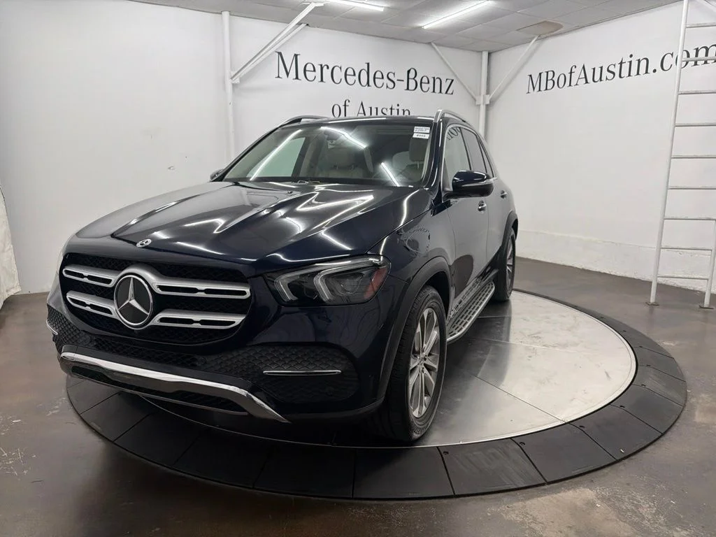 Certified Used 2020 Blue Mercedes-Benz GLE 350 image 3