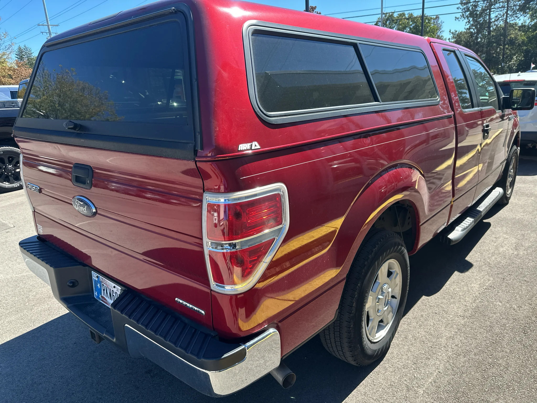 Used 2014 Ruby Red Metallic Tinted Clearcoat Ford XLT image 3