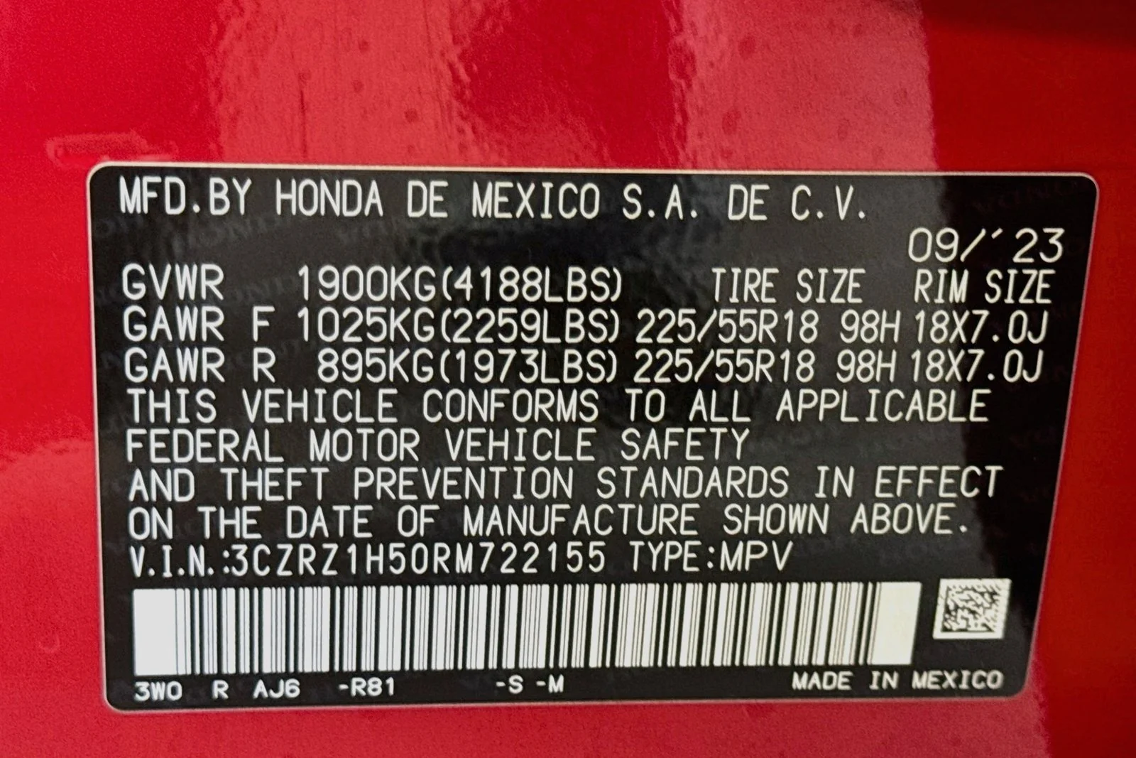 Used 2024 Milano Red Honda Sport image 29