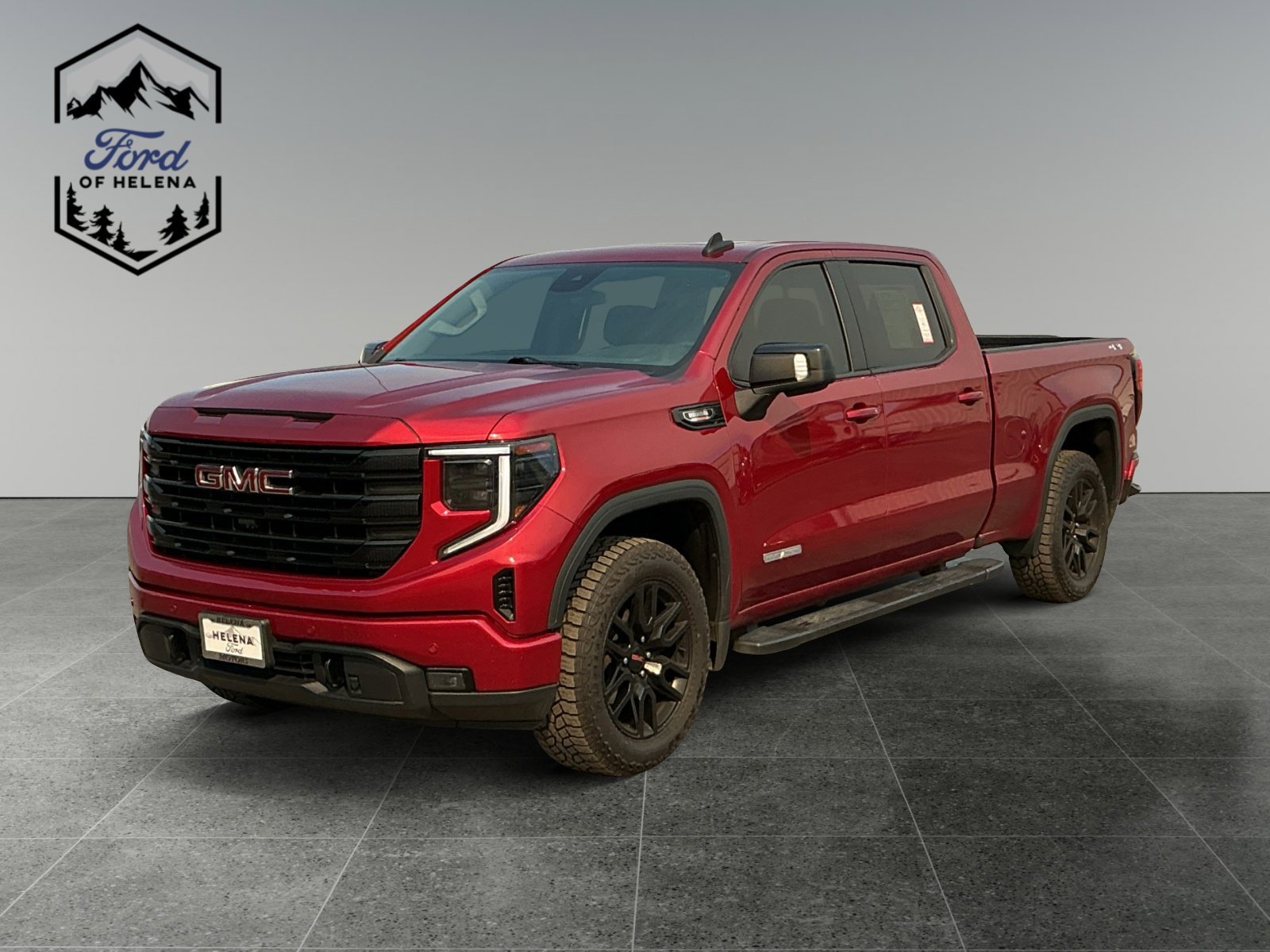 Volcanic Red Tintcoat 2024 GMC Sierra 1500 Elevation Crew Cab 4WD Pickup Truck Four-Wheel Drive Automatic