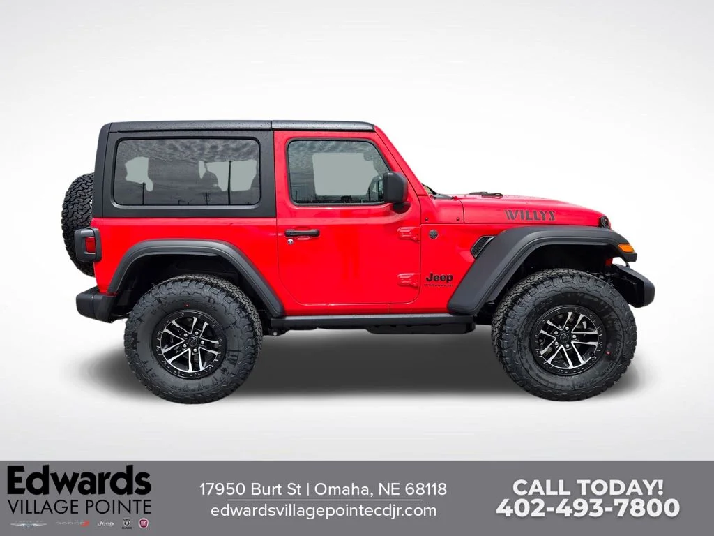 New 2026 Firecracker Red Clear-Coat Exterior Paint Jeep Willys image 2