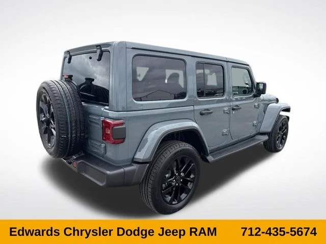Certified Used 2025 Gray Jeep Sahara 4xe image 6