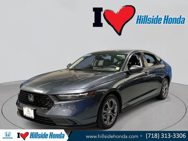 Certified Used 2024 Meteorite Gray Metallic Honda EX image 1