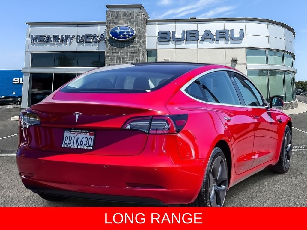 Used 2018 Red Multi-Coat Tesla Long Range image 6