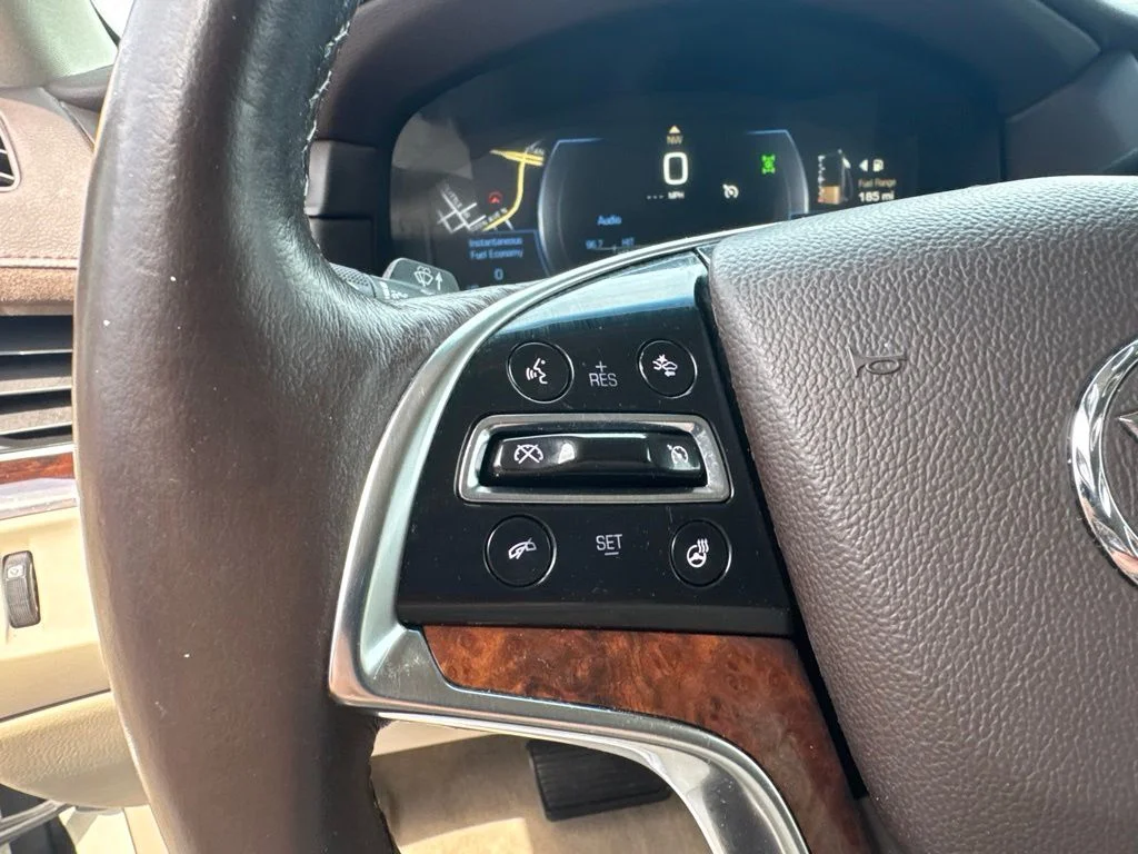 Used 2015 White Diamond Clearcoat Cadillac Luxury image 14