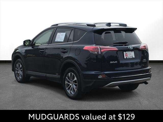 Certified Used 2018 GALACTIC AQUA Toyota Hybrid XLE image 10