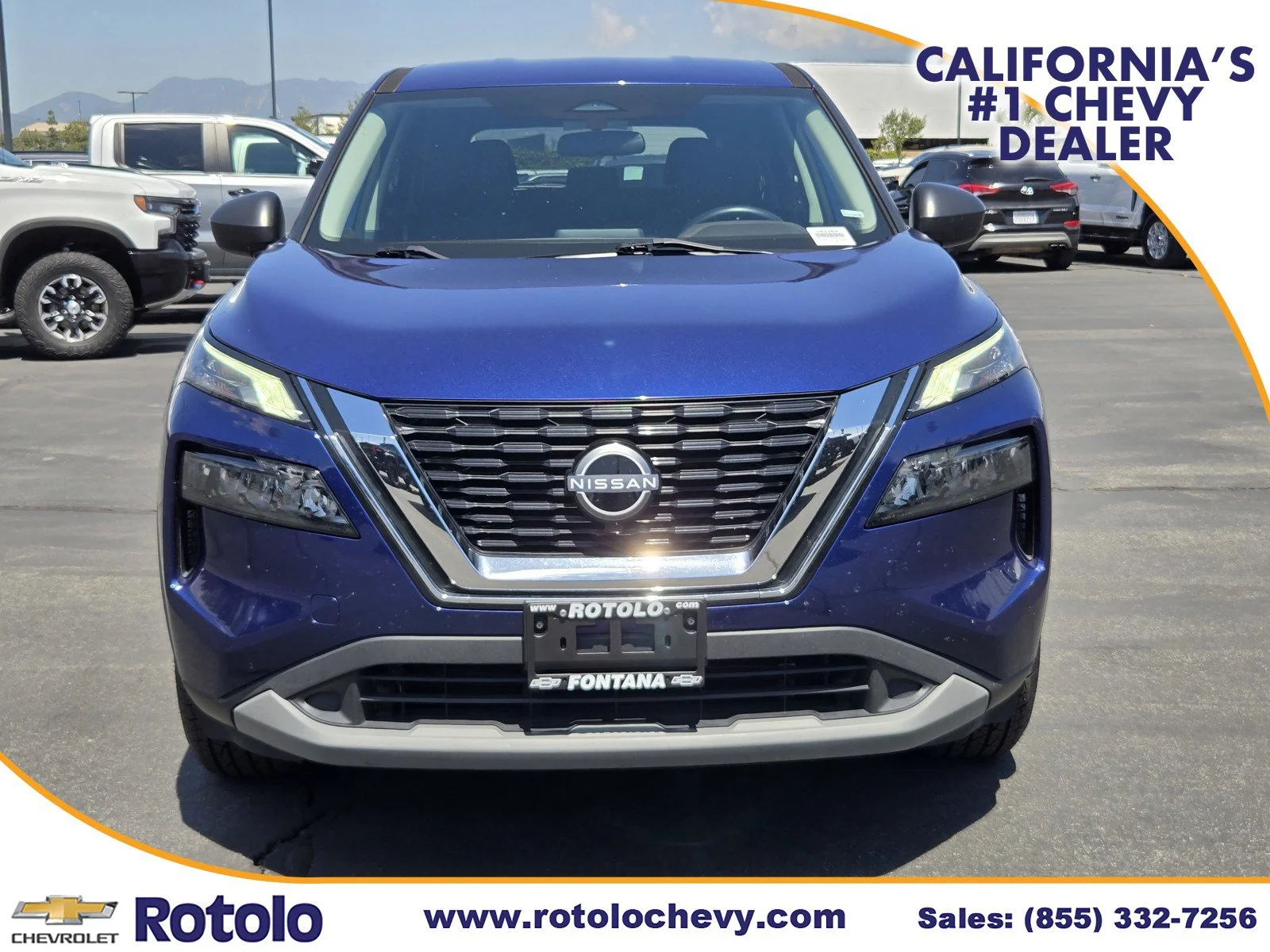 Used 2023 Caspian Blue Metallic Nissan S image 2