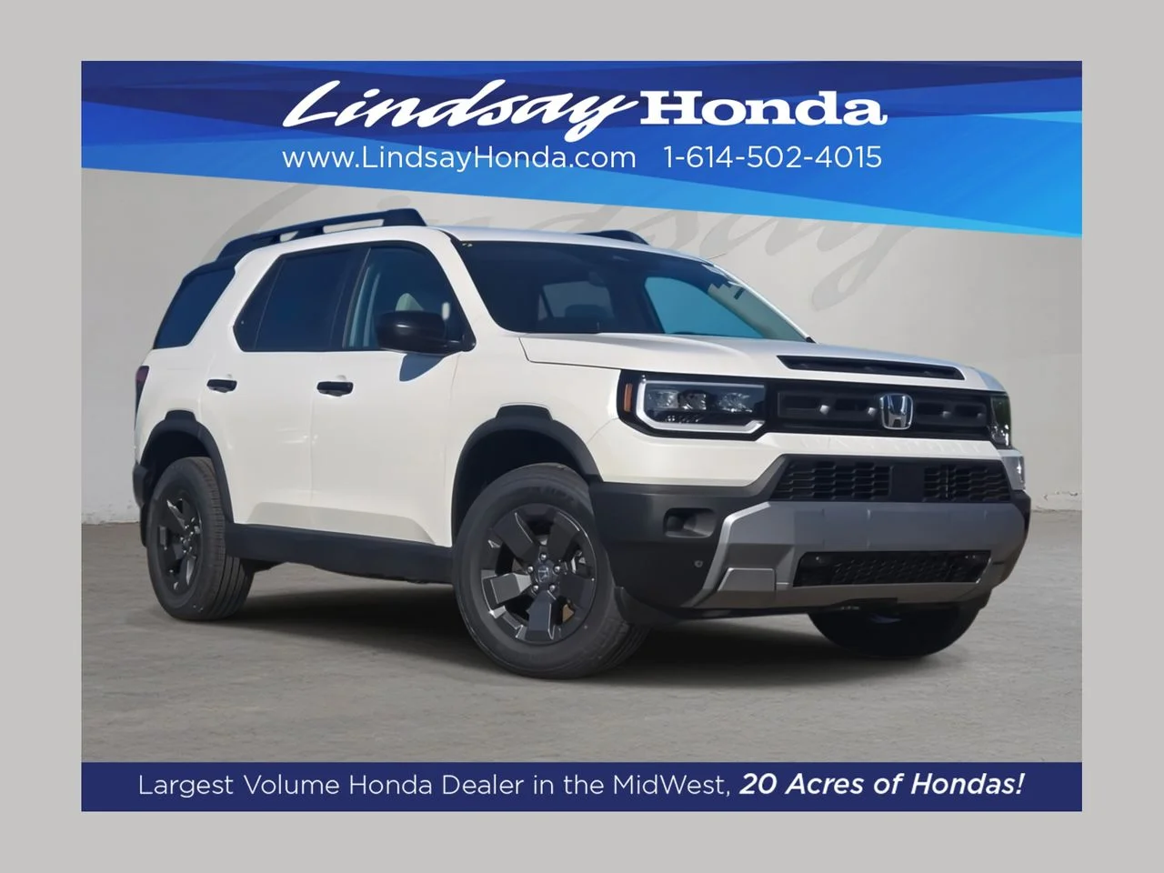 New 2026 Platinum White Pearl Honda RTL image 1