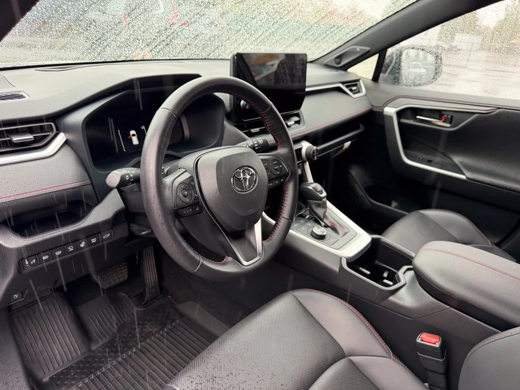 Used 2025 Wind Chill Pearl/Midnight Black Metallic Toyota XSE image 16