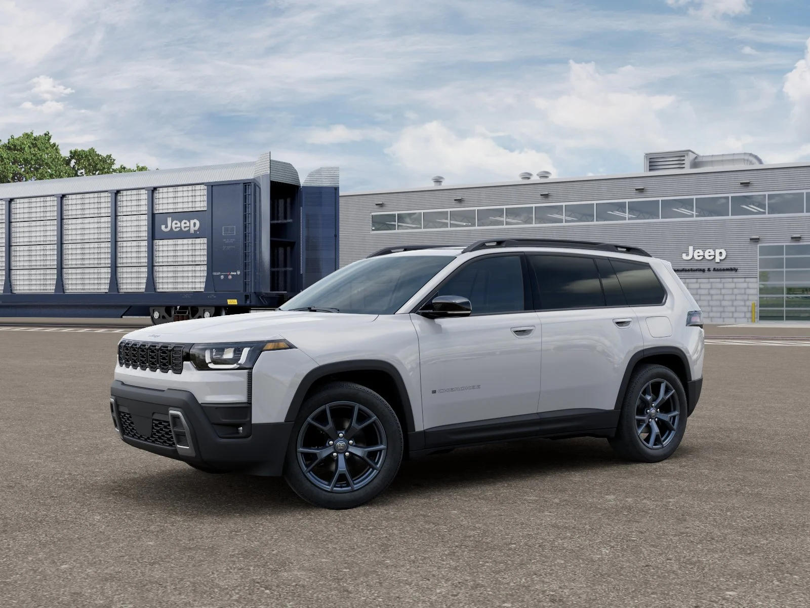 New 2026 Bright White Clearcoat Jeep  image 2