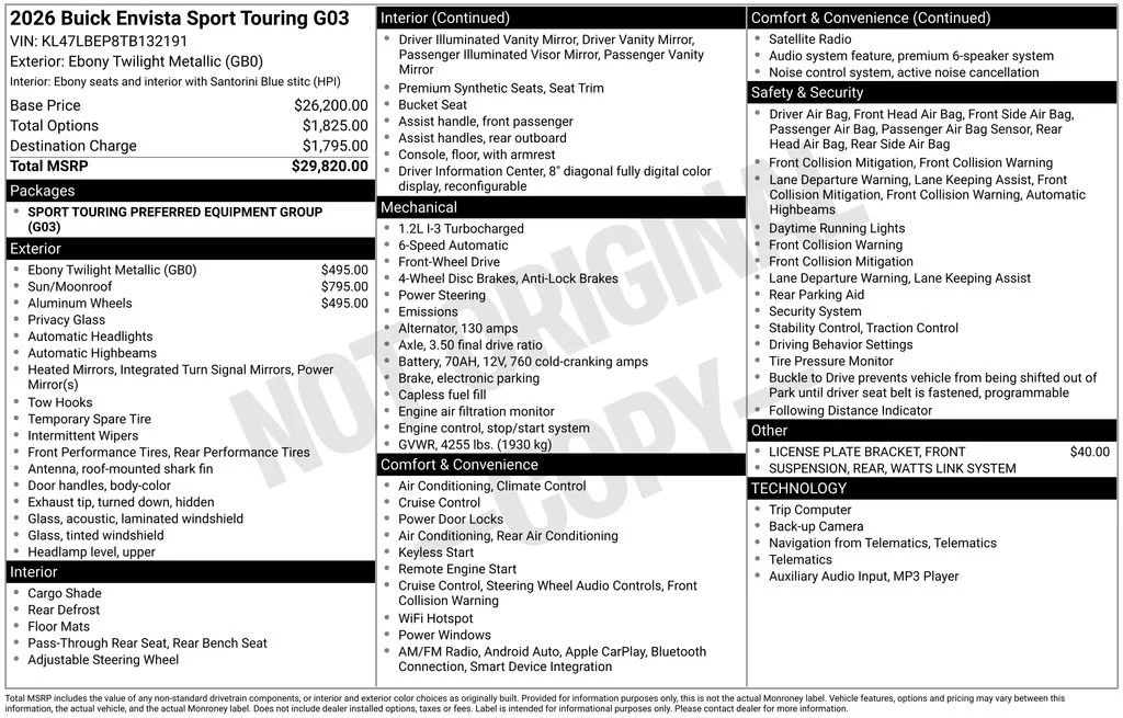 2026 Buick Envista Sport Touring - Photo 5