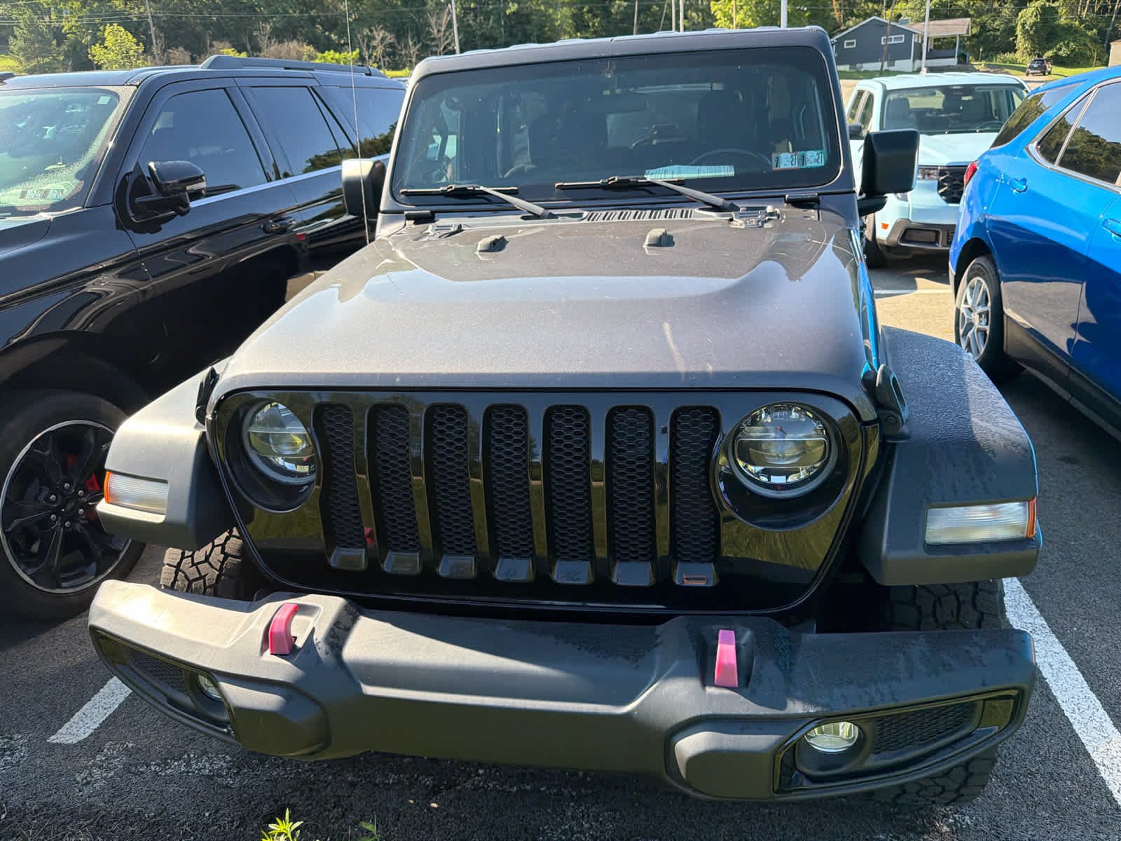 Used 2021 Granite Crystal Metallic Clearcoat Jeep Unlimited Willys image 2