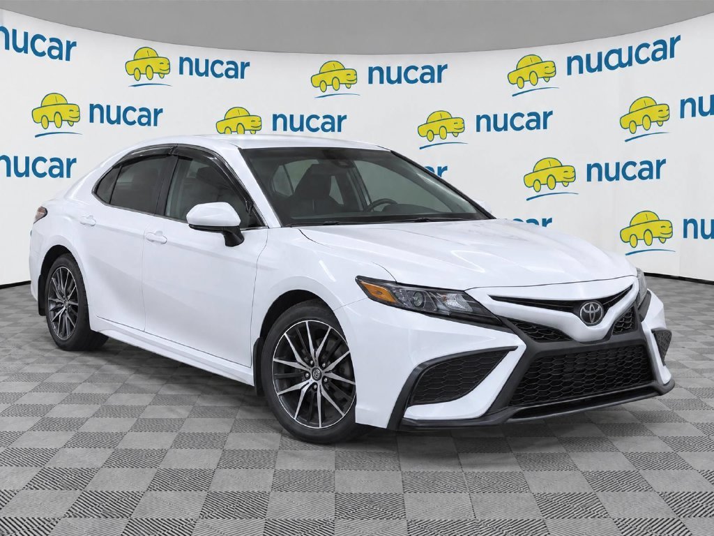 Used 2023 White Toyota SE image 2