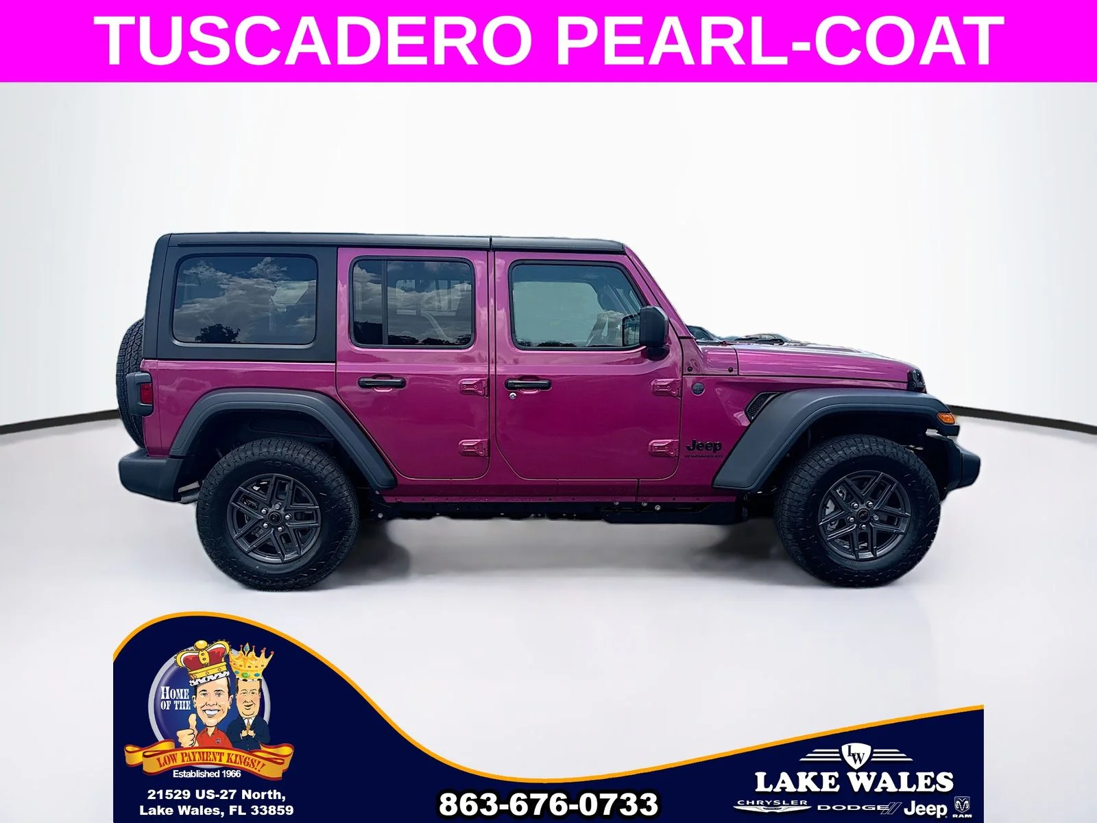 New 2026 Tuscadero Pearl-Coat Exterior Paint Jeep Sport S image 7