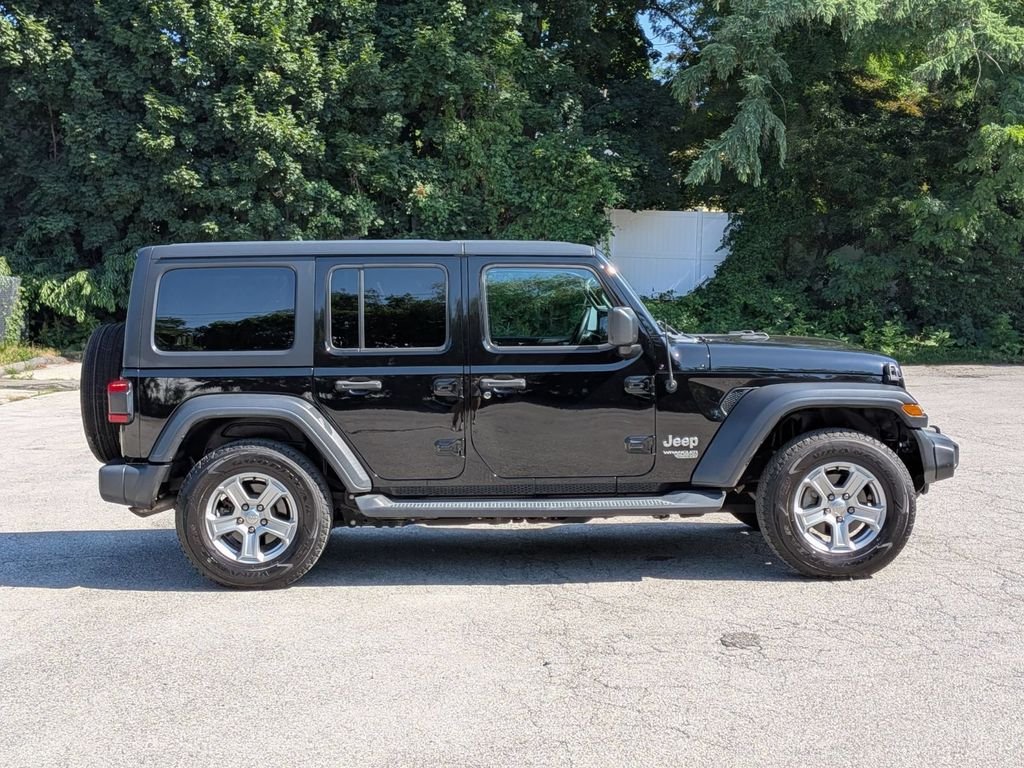 Certified Used 2020 Black Jeep Unlimited Sport S image 2